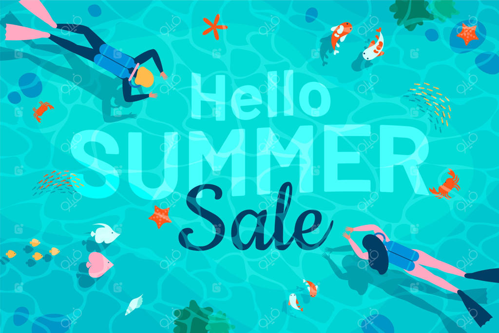 بنر حراج سلام تابستان با طراحی تخت