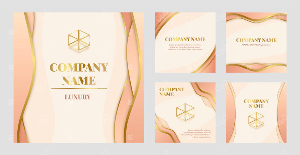 مجموعه‌ای از پست‌های اینستاگرام لوکس و واقع‌گرایانه برای کسب‌وکار