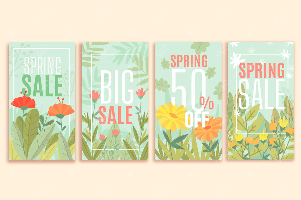 داستان‌های اینستاگرام حراج بهاری