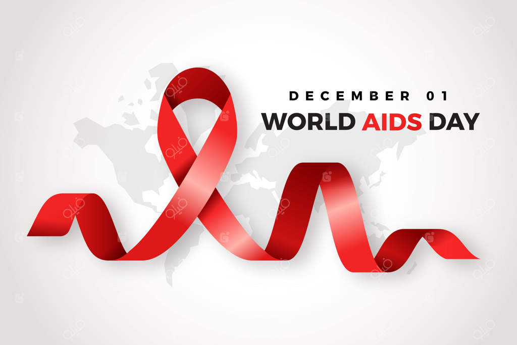 پس‌زمینه واقعی روبان روز جهانی ایدز