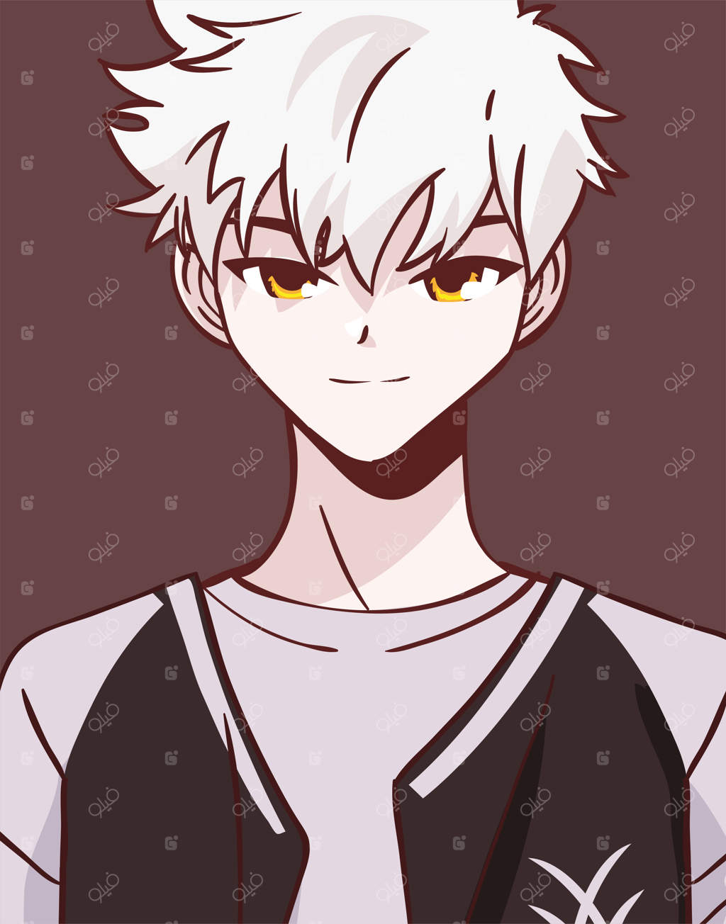 طراحی کمیک شخصیت انیمه‌