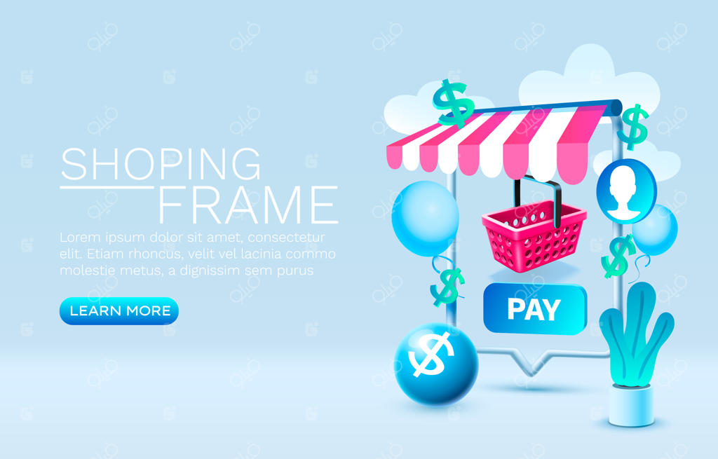 پیام خرید بر روی صفحه نمایشگر موبایل هوشمند: تکنولوژی وکتور نمایشگر موبایل