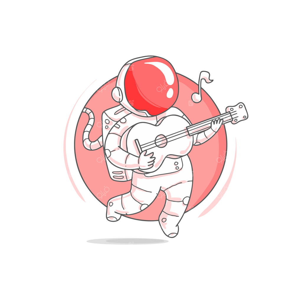 کارتون فضانورد بامزه