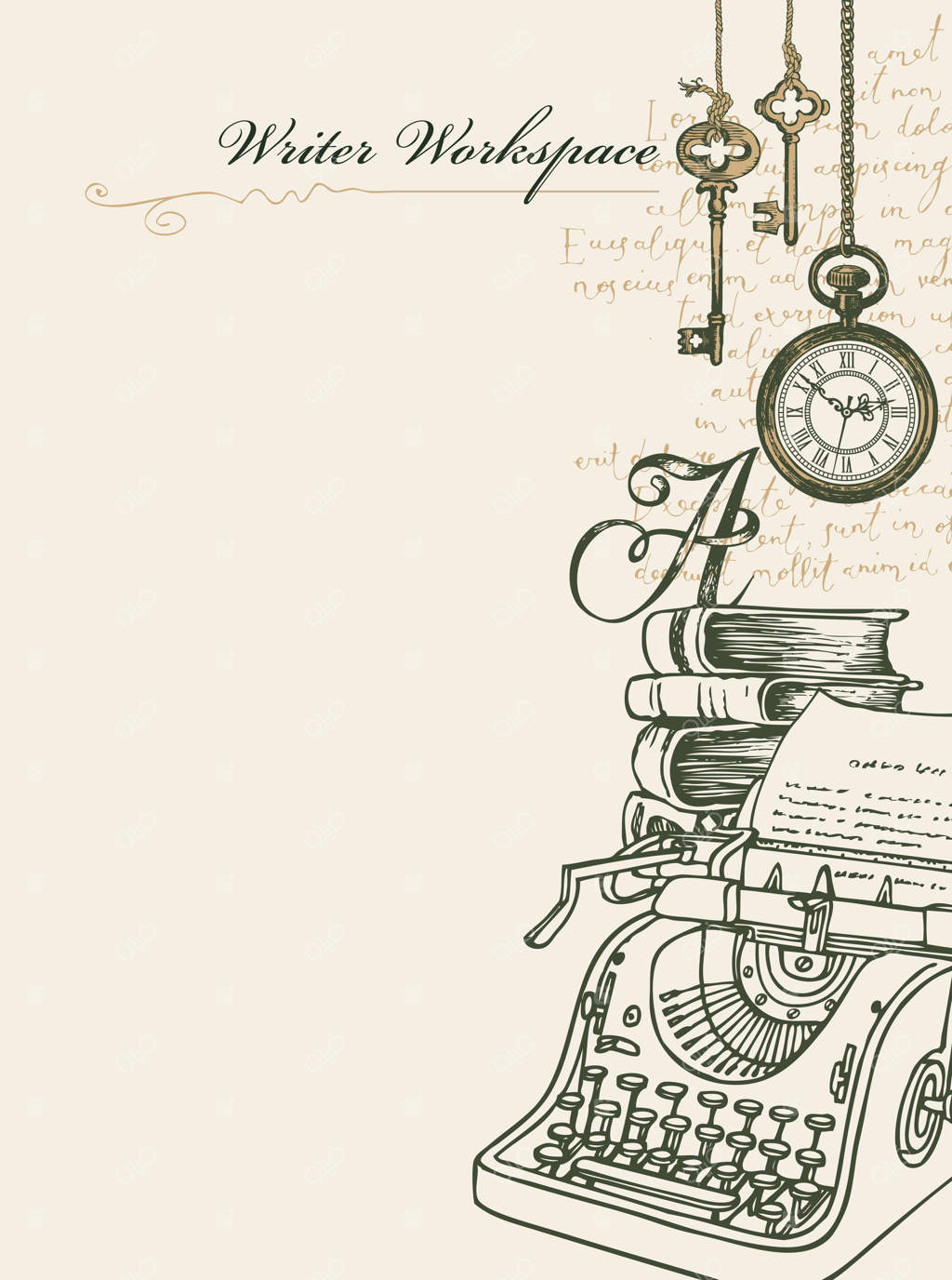 بنر با موضوع نویسندگان