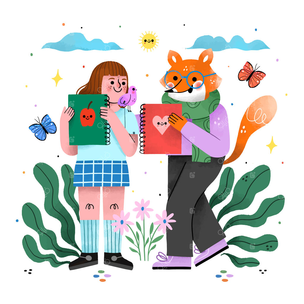 تصویرسازی دستی کتاب کودک