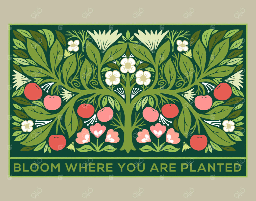 درخت میوه به سبک آرت نووُ