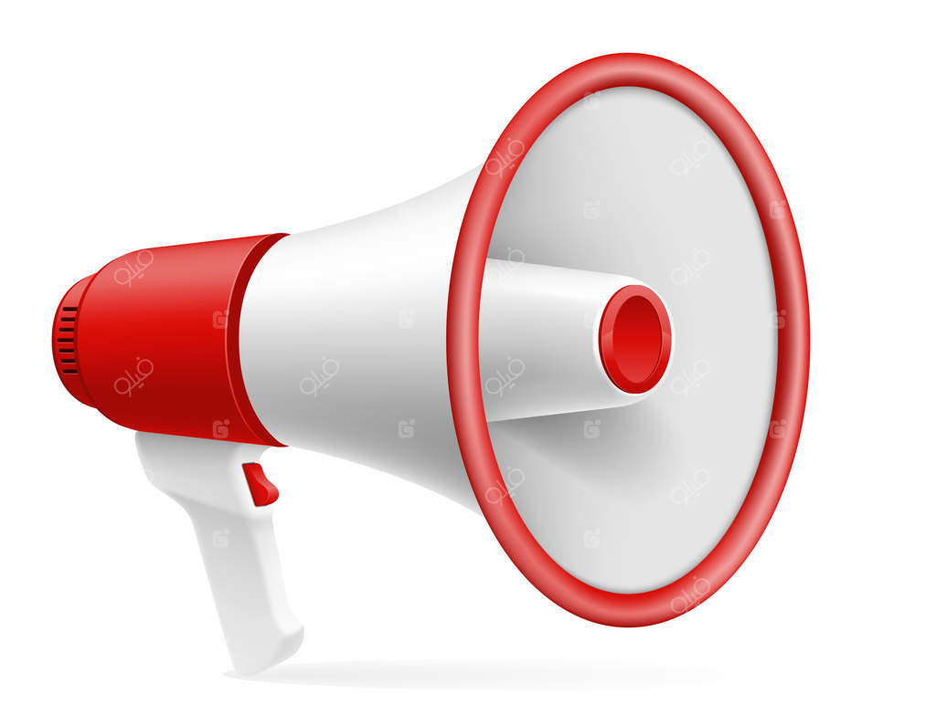 پیام واقعی صدای بلندگو مگافون