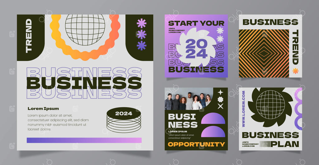 مجموعه پست اینستاگرام برای کسب و کار