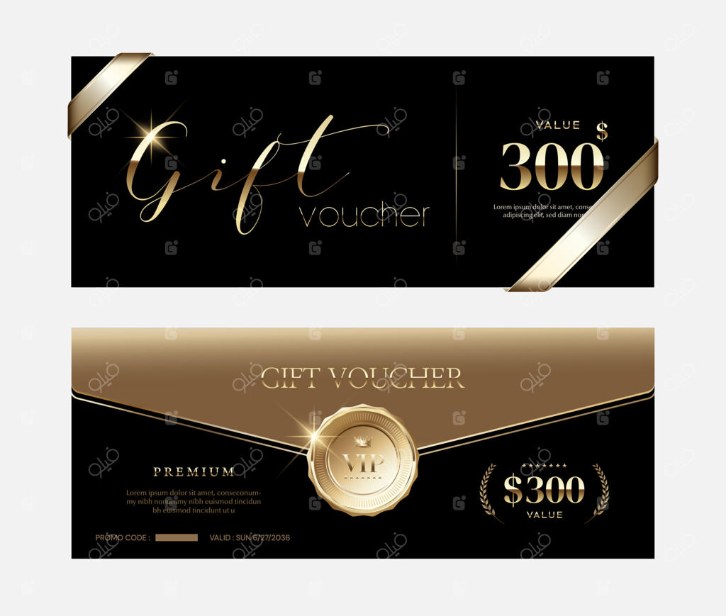 پس‌زمینه‌های بن تخفیف لوکس و کوپن ویژه VIP