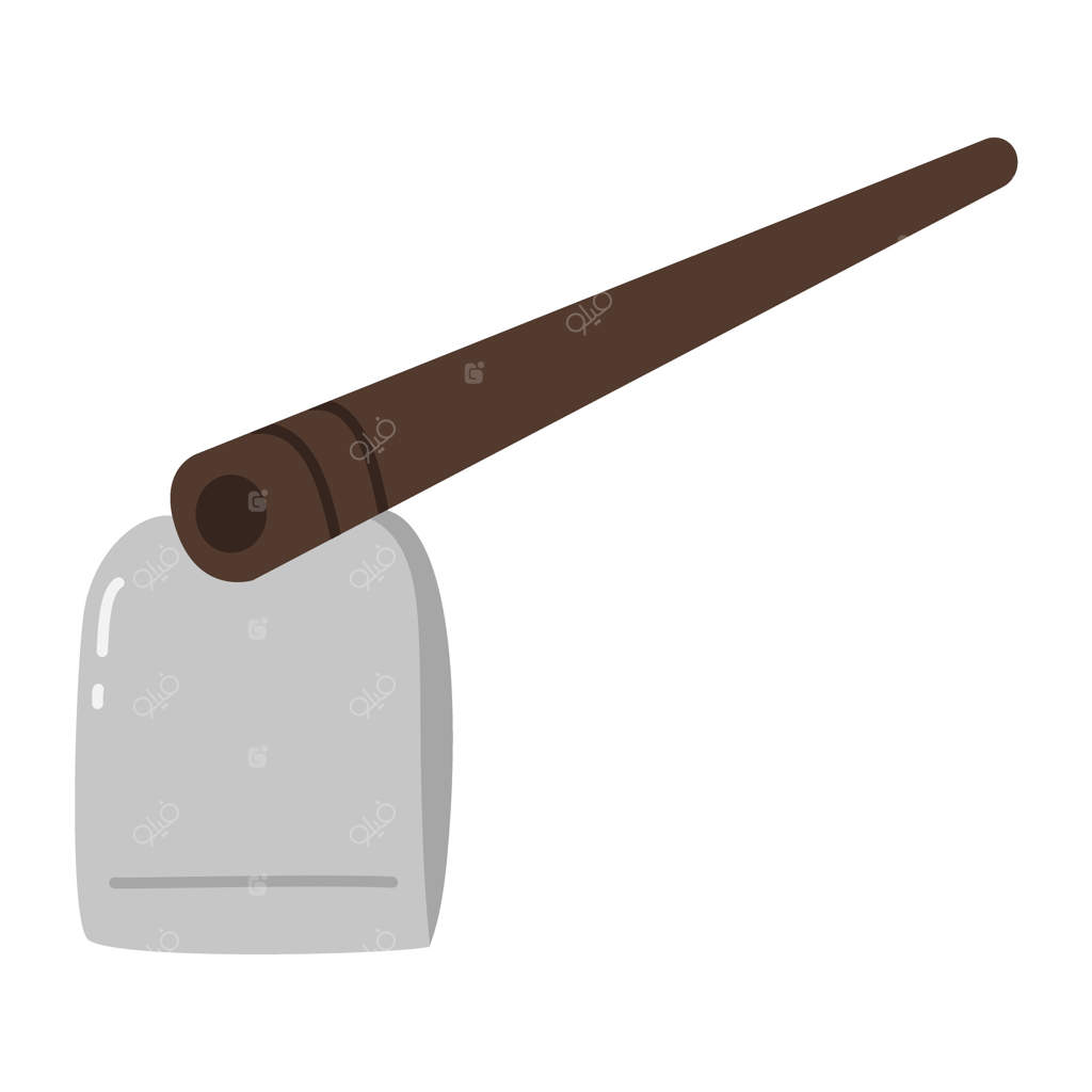 تصویر ابزار بیل باغبانی یا کشاورزی