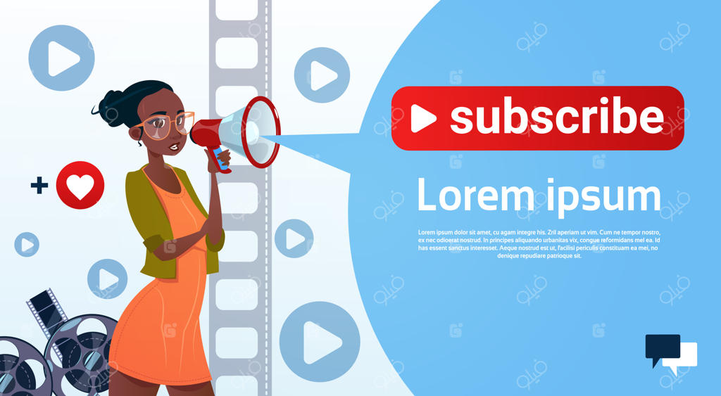 ویلاگ نویسی آنلاین بانوی وبلاگر - دعوت به اشتراک در کانال