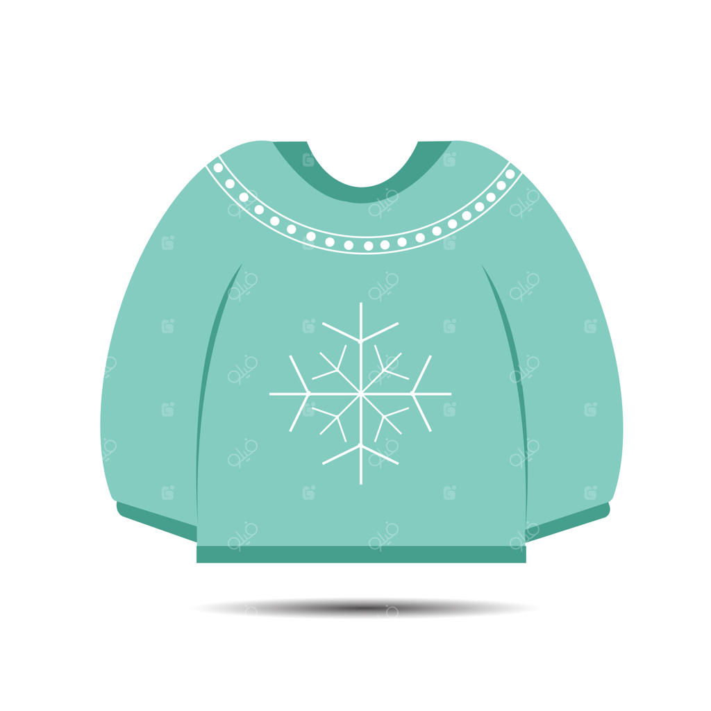 وکتور تصویرسازی پیراهن دخترانه با طرح قدیمی