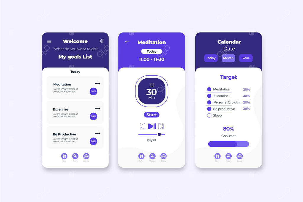 اپلیکیشن ردیابی اهداف و عادت‌ها