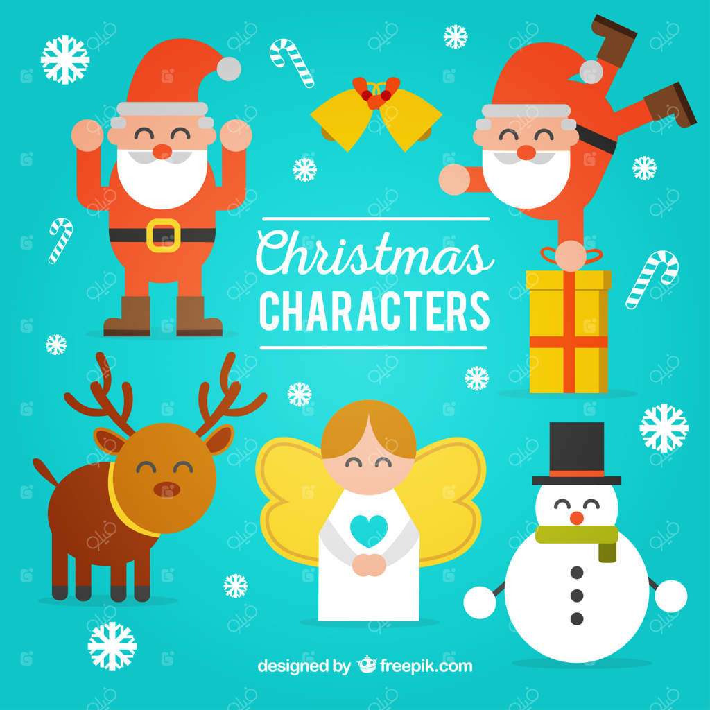 عناصر زیبای کریسمس