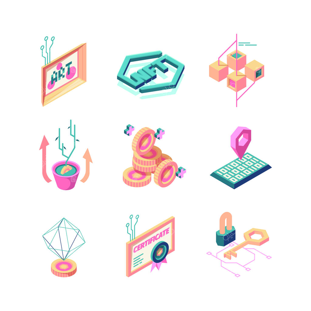 نوآوری NFT: سیستم‌های ایمنی دیجیتال برای هنرهای رمزنگاری، نقاشی‌های الکترونیکی و طراحی‌های ایزومتریک گرافیکی