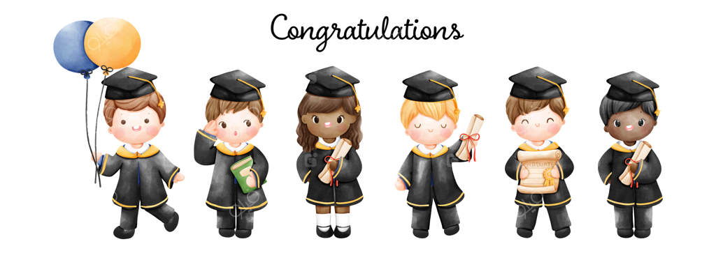 تصویر برداری بنر تبریک روز فارغ‌التحصیلی