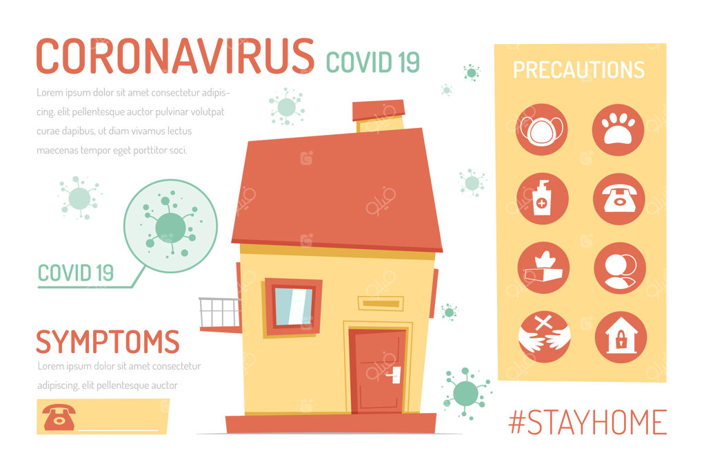 اینفوگرافیک خلاقانه کارهایی برای انجام دادن در خانه