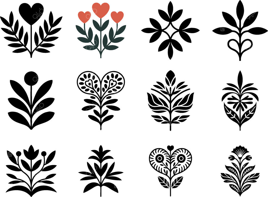 هنر گل‌ها، آیکون‌ها و گرافیک برای طراحان