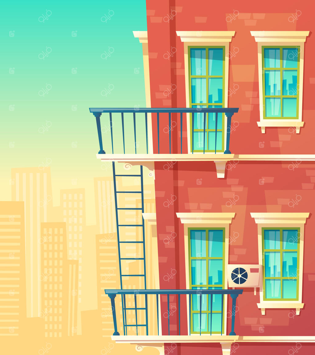 عنصر نما، ساختمان چند طبقه، آپارتمان‌های شهری