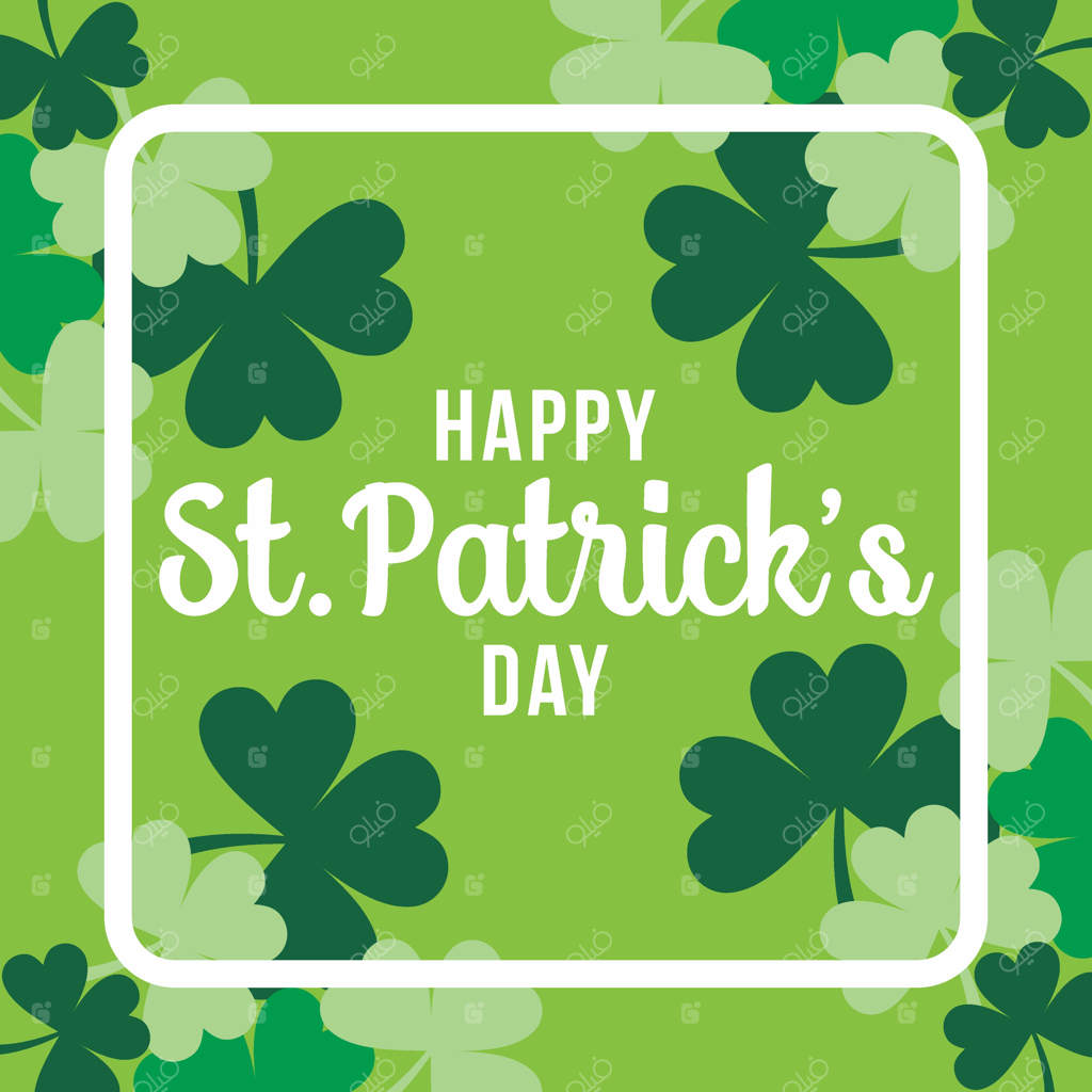 تصویرسازی روز سنت پاتریک مبارک