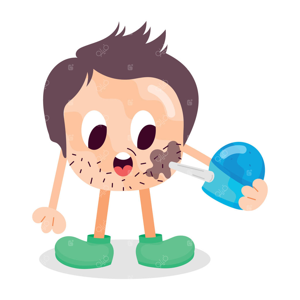 مجموعه‌ای از برچسب‌های آرایشگاهی سبک فلت