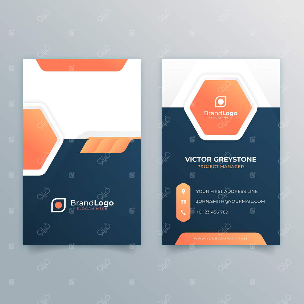 کارت ویزیت دو رو برای کسب‌وکارهای عمومی