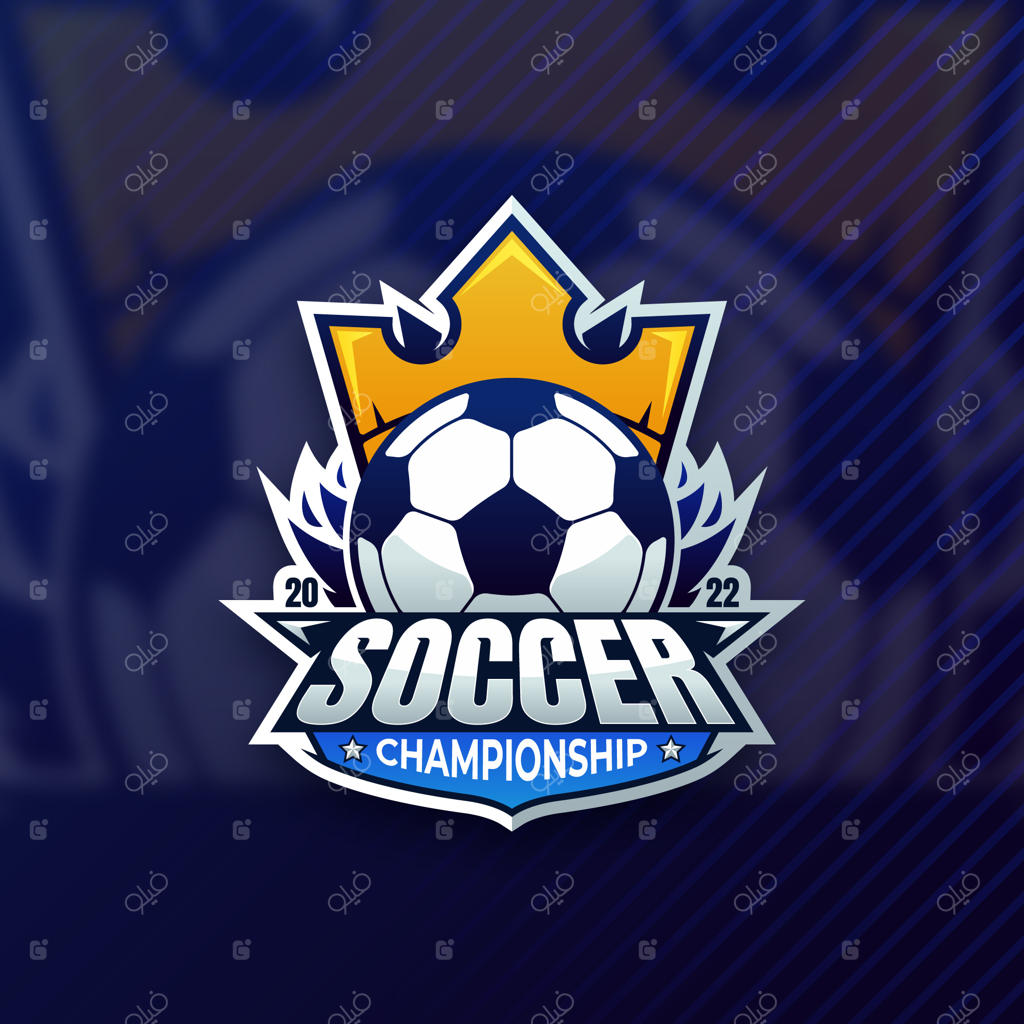 قالب لوگوی فوتبالی به سبک گرادیانتی