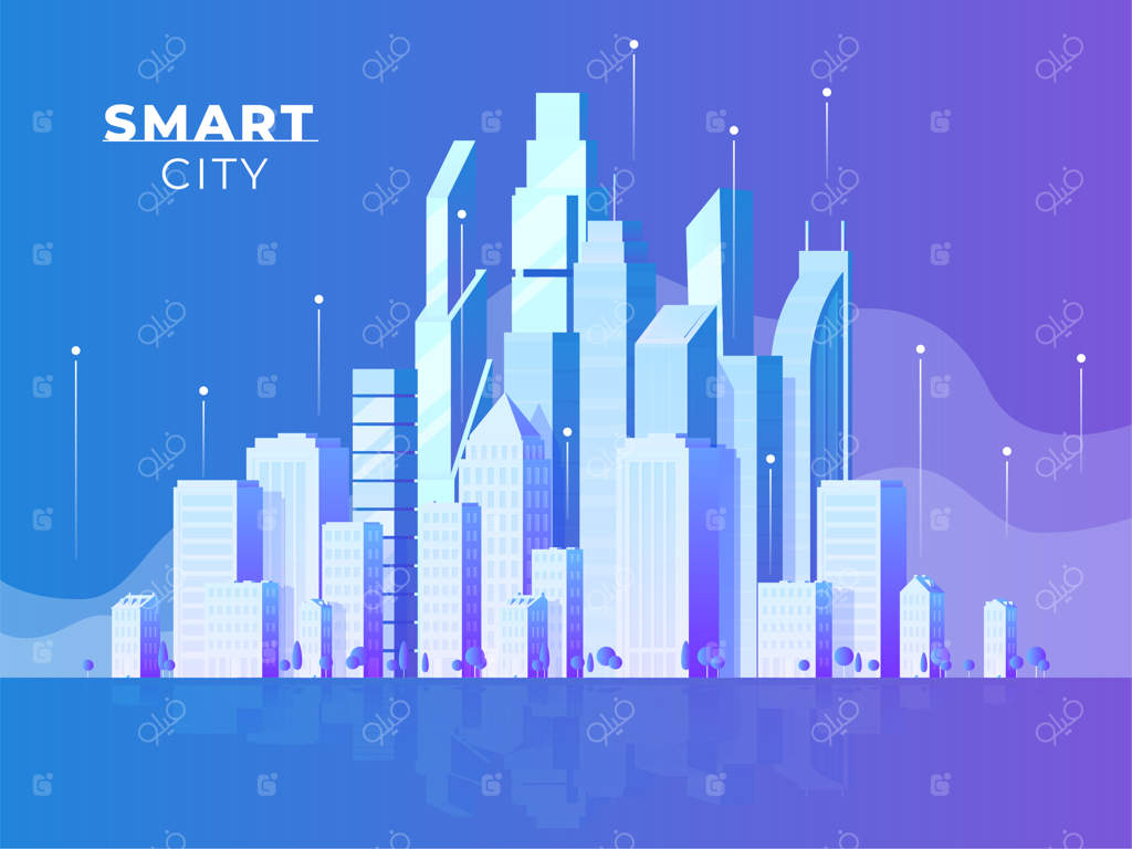 چشم‌انداز شهر در شب