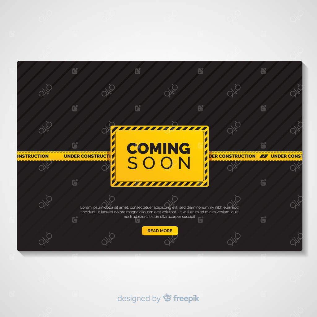 صفحه فرود مجتمع مسکونی در حال ساخت