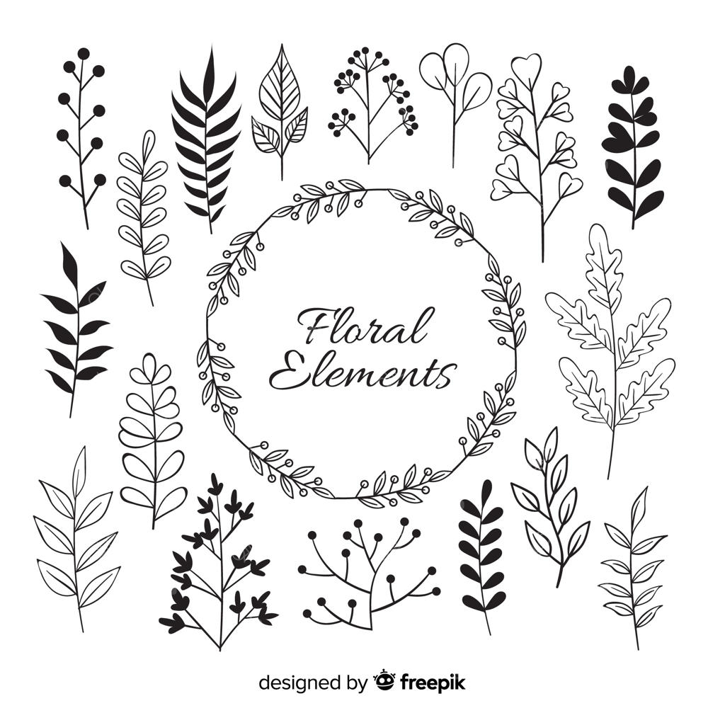 طراحی دستی عناصر تزیینی گلکاری