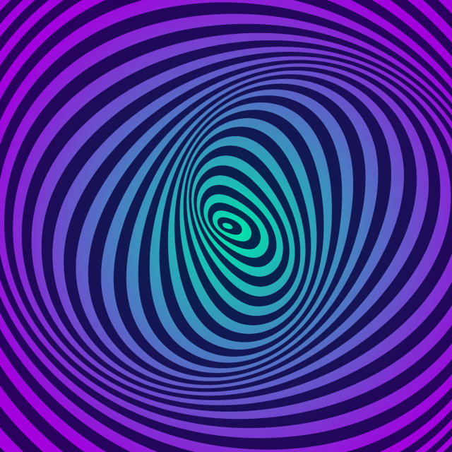 پس‌زمینه‌ای با توهم حرکت نوارها