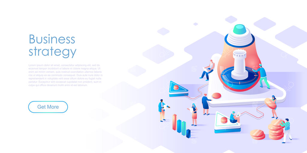 صفحه فرود ایزومتریک: استراتژی کسب‌وکار و مفهوم بازاریابی مدرن