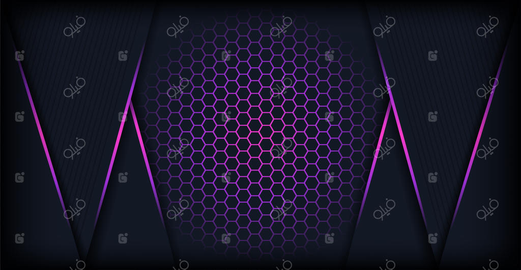 پس‌زمینه انتزاعی هندسی و آینده‌گرا