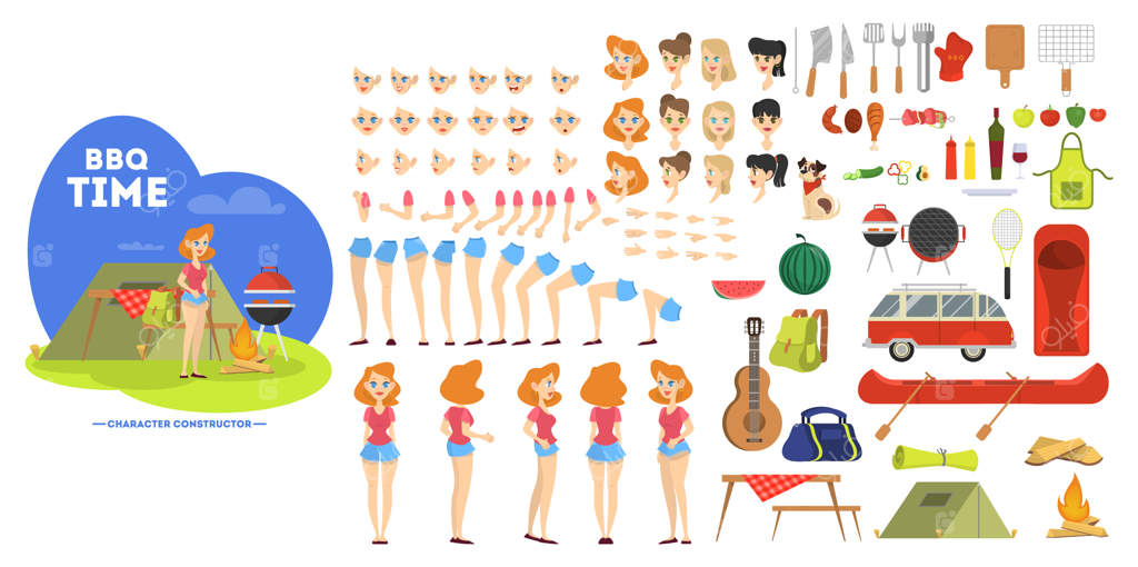 شخصیت زن در مجموعه انیمیشن باربیکیو