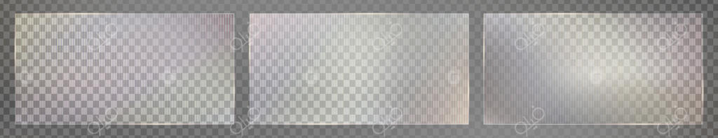 قاب شیشه‌ای شفاف طرح راه‌راه: افکت پوششی برای بافت شفاف پلاستیک موج‌دار. قاب‌های مربعی بافت‌دار فانتزی. پنل اکریلیک طرح شیار از نمای نزدیک