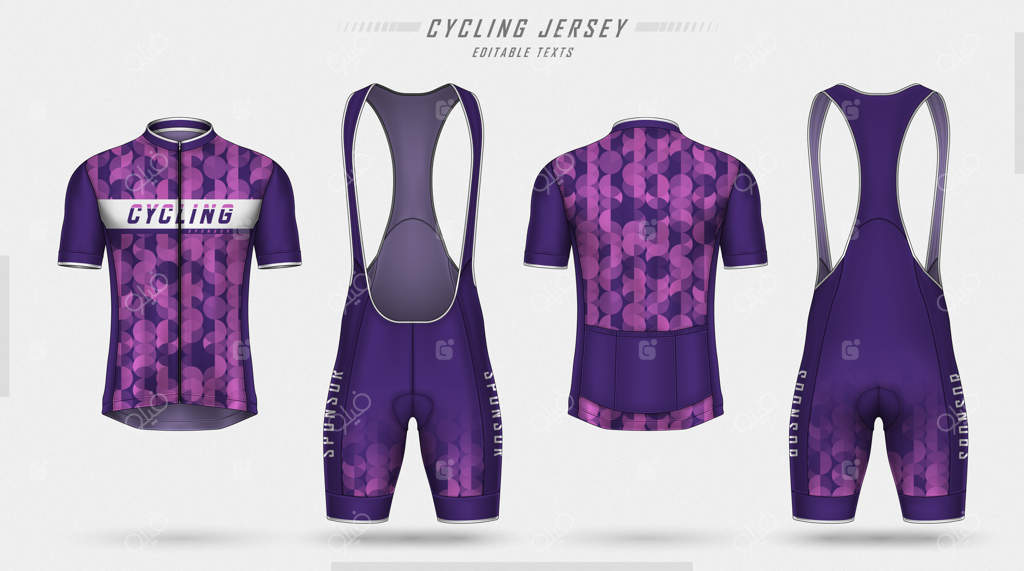 جلوی پیراهن و پشت پیراهن دوچرخه‌سواری