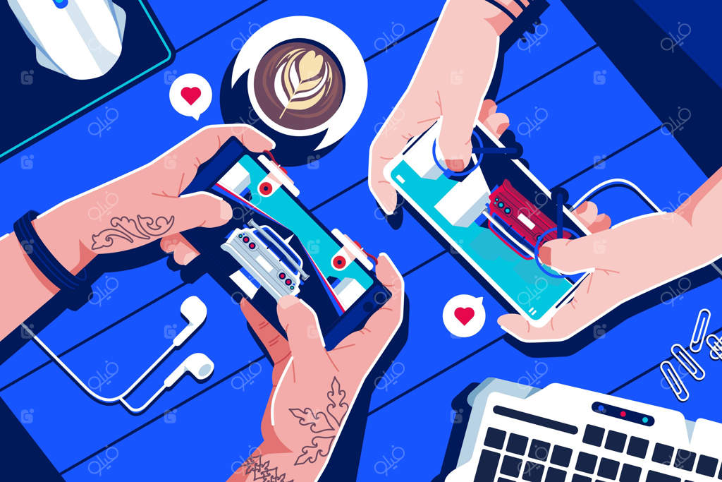 تصویرسازی بازی‌های آنلاین