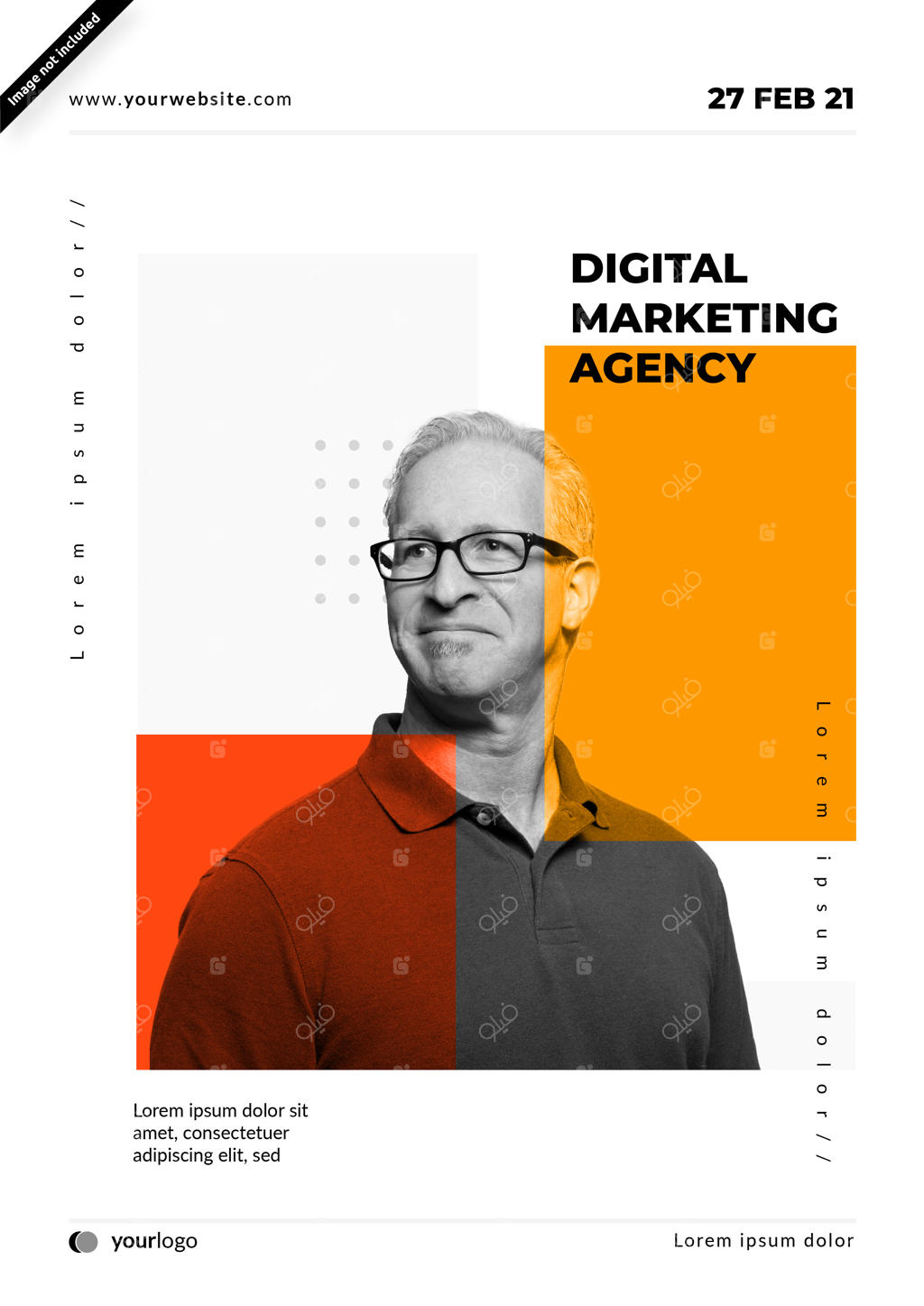 قالب تراکت رویداد تجاری