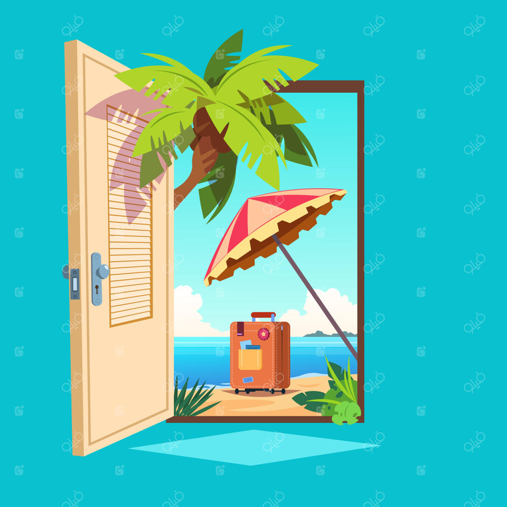 دری به بهار گشوده شد: ورودی به چشم‌انداز تابستانی بیرون