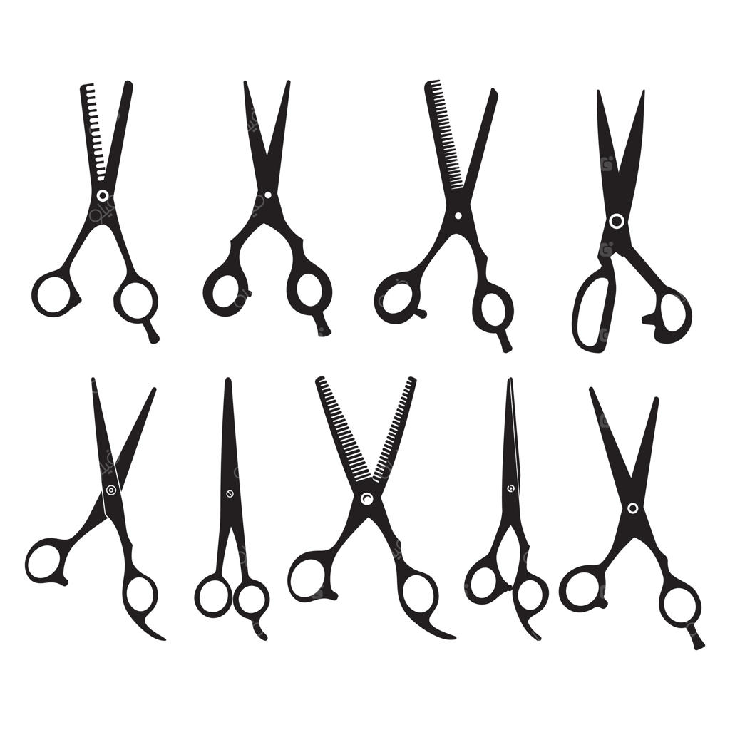 قیچی آرایشگری، قیچی سالن، طرح‌های قیچی، آرایشگران