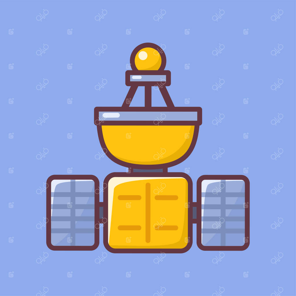 وکتور ماهواره با سبک خطی