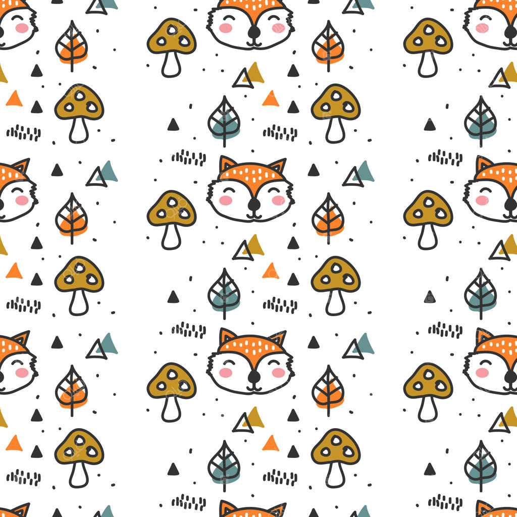 طرح پائیزی اسکاندیناوی به صورت وکتور