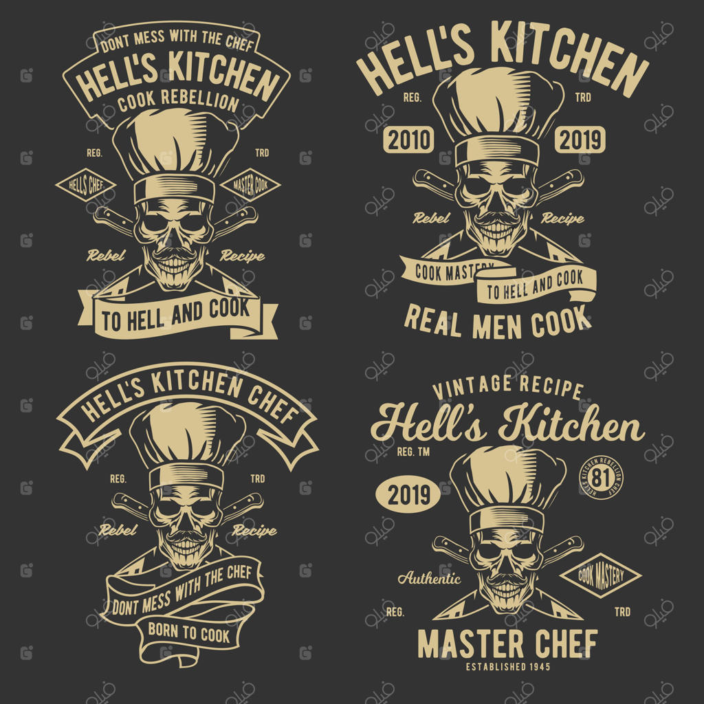 طراحی نشان سرآشپز