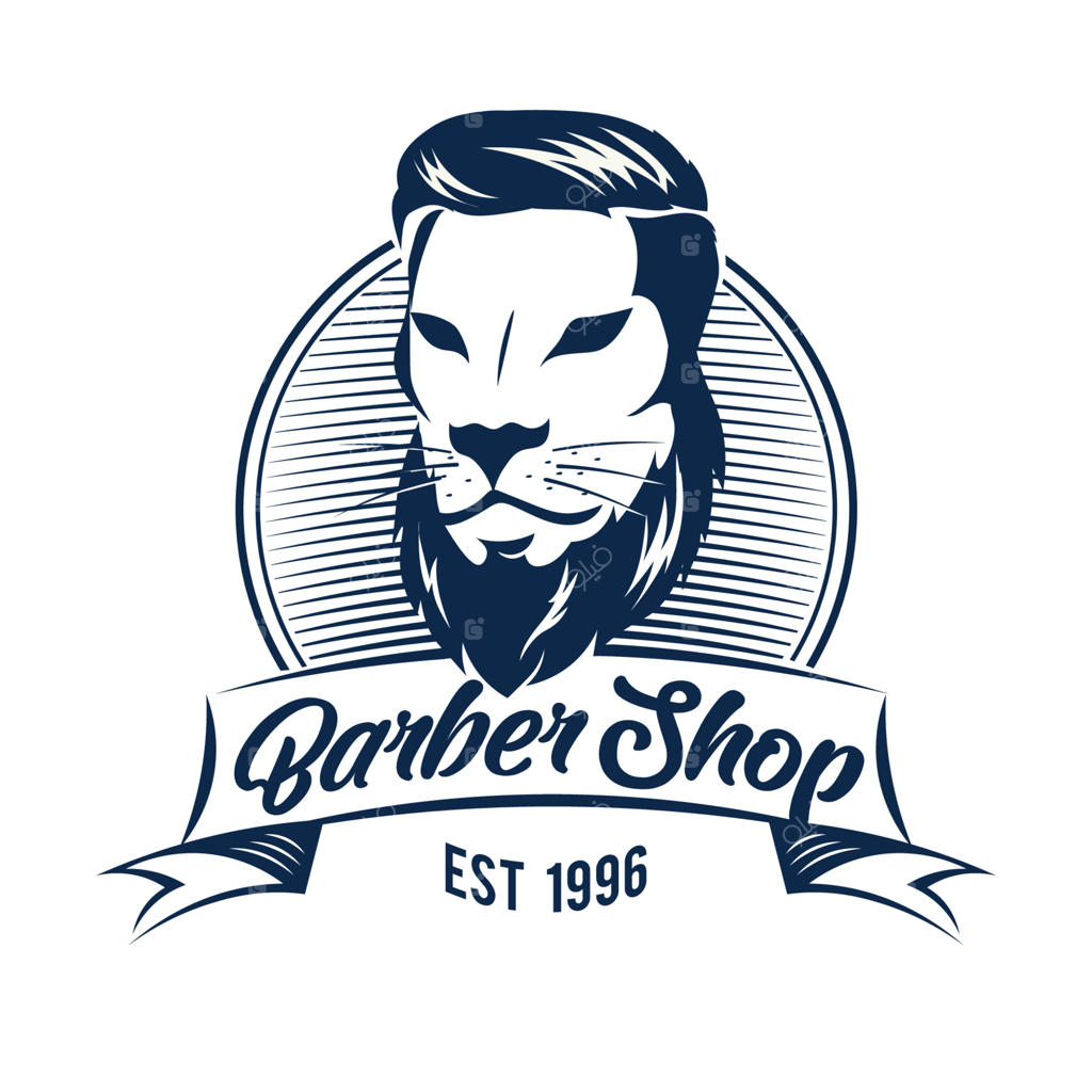 تصویر وکتور صورت شیر با بهترین مدل مو، مناسب برای آرایشگاه و پماد مو