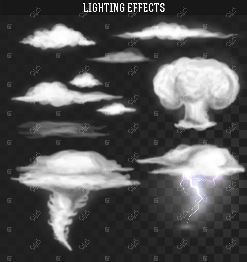 ایجاد افکت‌های طبیعی و واقع‌گرایانه: ابر و رعد و برق. طوفان گردباد. جلوه‌های ابری و جوی. ابرهای واقع‌گرایانه