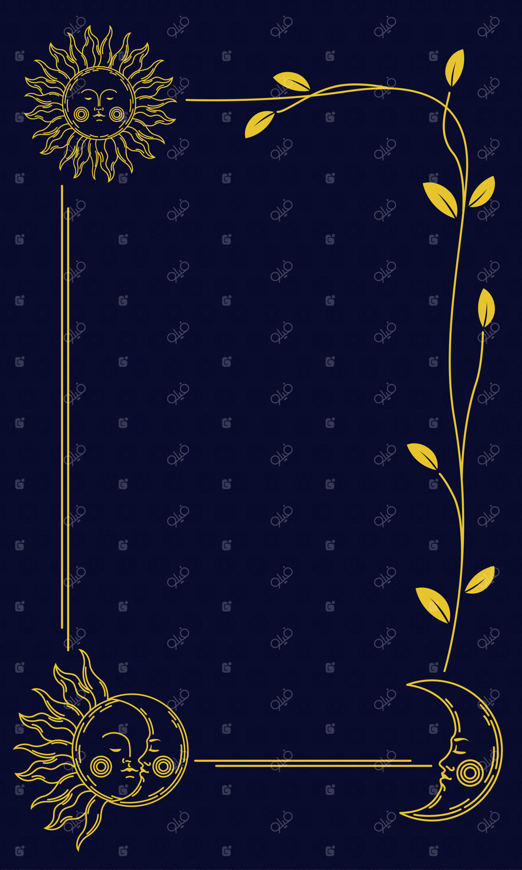 تزئین قاب به سبک اسرارآمیز