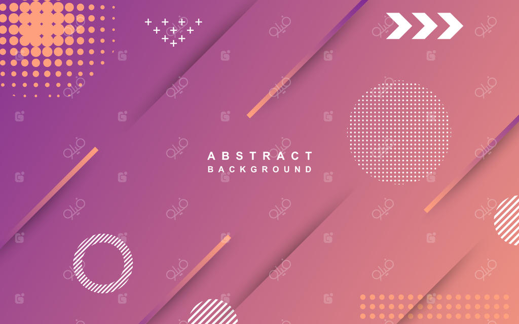 پس‌زمینه گرادینت بنفش با شکل هندسی انتزاعی