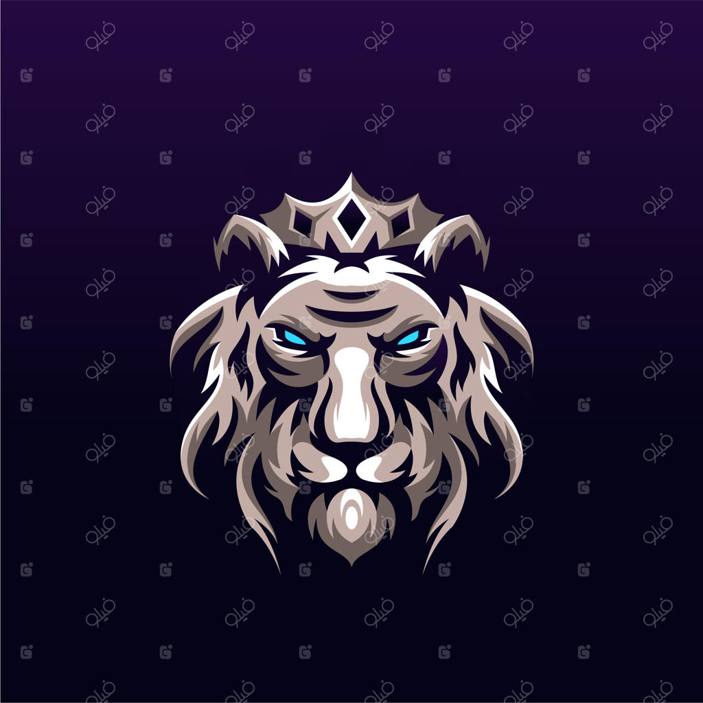 طراحی لوگوی شیر