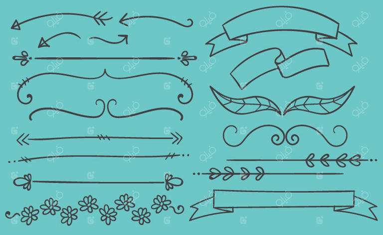 بنرهای طراحی شده با دست