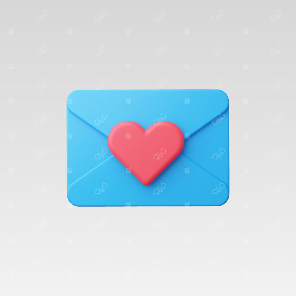 پیام عاشقانه در قالب نامه سه‌بعدی و واقعی